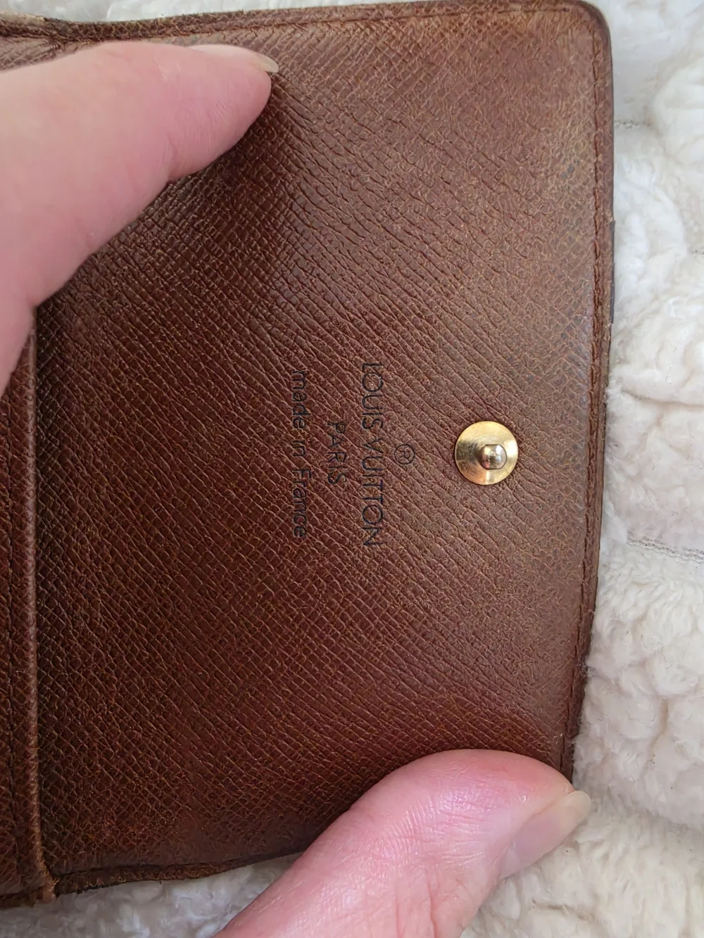 Louis Vuitton compact brown
